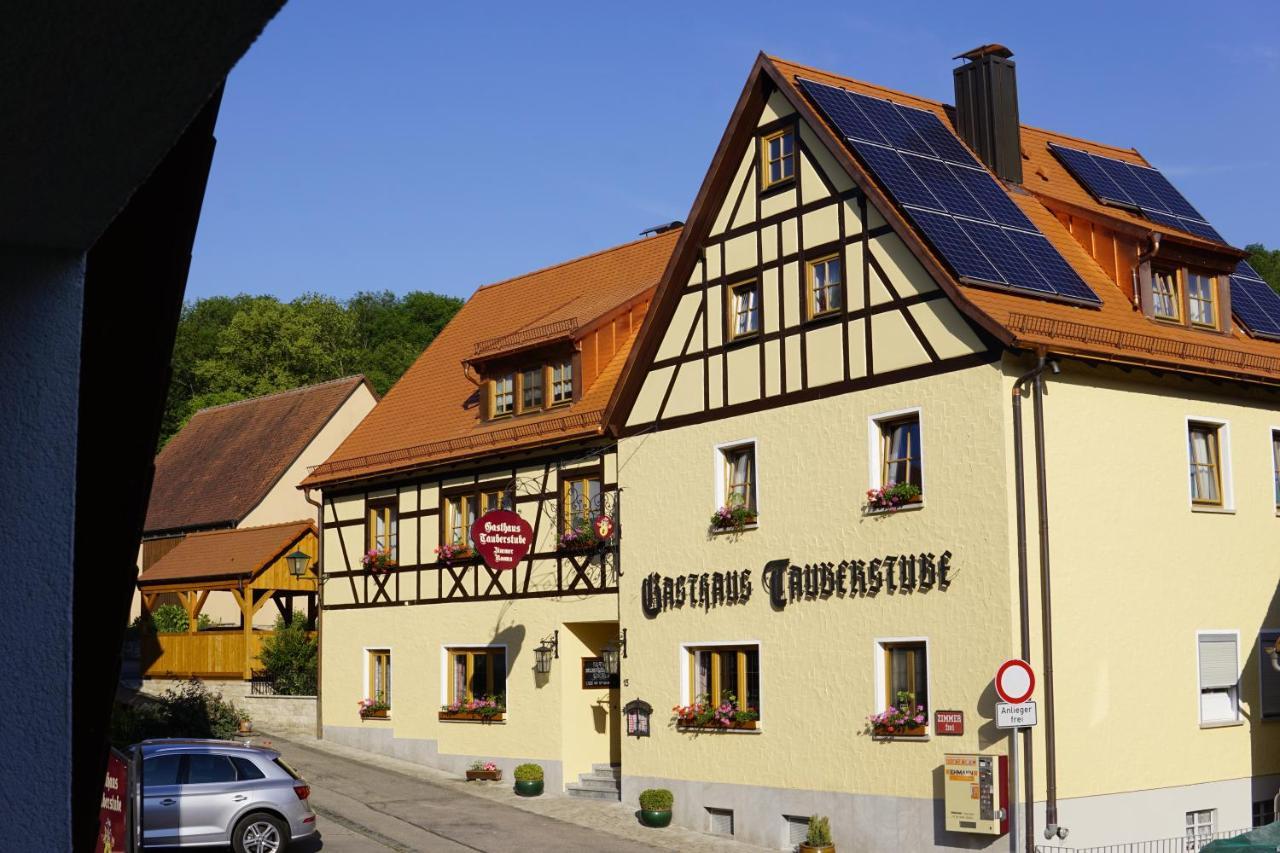 Gasthaus Tauberstube Rothenburg ob der Tauber Exterior photo