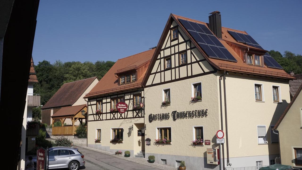 Gasthaus Tauberstube Rothenburg ob der Tauber Exterior photo